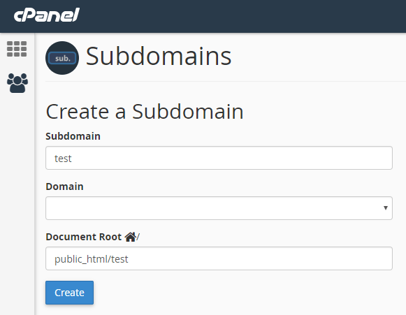 create-sub-domain